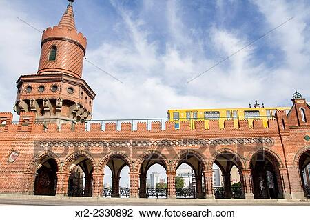 Oberbaumbrucke, Berlin, Germany View Large Photo Image Stock Image - Oberbaumbrucke, Berlin, Germany. Fotosearch