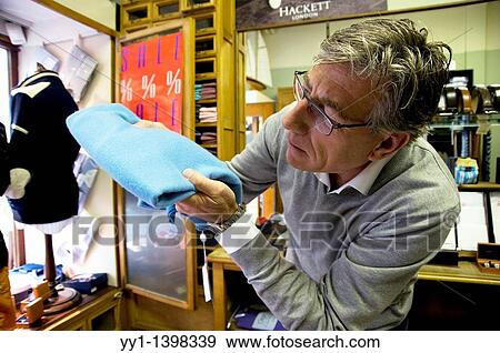Owner of store for men´s fashion. View Large Photo Image Stock Photo - Owner of store for men´s fashion.. Fotosearch