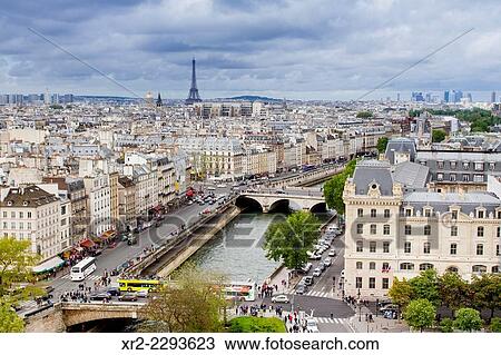 Panoramic view of Paris, France View Large Photo Image Stock Image - Panoramic view of Paris, France. Fotosearch