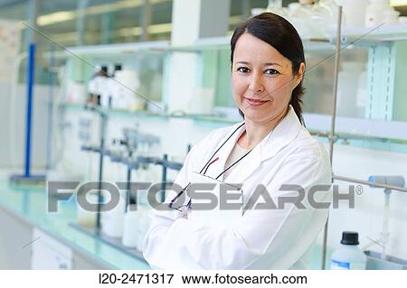 Stock Photo - Researcher Laboratory, Research on building materials, Tecnalia Research & Innovation, Zamudio, Bizkaia, Basque Country, Spain. Fotosearch