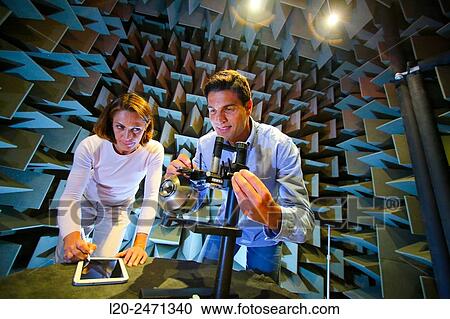 Researchers. Acoustic chamber. EMC & Telecom Lab. Certification of Low Voltage Electrical & Electronic Products. Technological Services to Industry. Tecnalia Research & innovation. Bizkaia. Basque Country. Spain. View Large Photo Image Stock Image - Researchers. Acoustic chamber. EMC & Telecom Lab. Certification of Low Voltage Electrical & Electronic Products. Technological Services to Industry. Tecnalia Research & innovation. Bizkaia. Basque Country. Spain.. Fotosearch