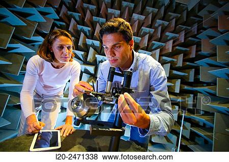 Researchers. Acoustic chamber. EMC & Telecom Lab. Certification of Low Voltage Electrical & Electronic Products. Technological Services to Industry. Tecnalia Research & innovation. Bizkaia. Basque Country. Spain. View Large Photo Image Stock Photo - Researchers. Acoustic chamber. EMC & Telecom Lab. Certification of Low Voltage Electrical & Electronic Products. Technological Services to Industry. Tecnalia Research & innovation. Bizkaia. Basque Country. Spain.. Fotosearch