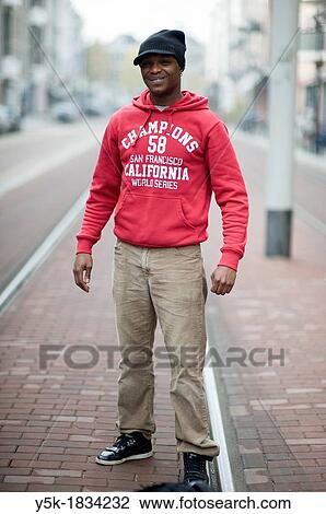 Rotterdam, Netherlands African-American man in the streets, smiling View Large Photo Image Stock Image - Rotterdam, Netherlands African-American man in the streets, smiling. Fotosearch