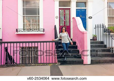 -Nothing Hill Area- London (United Kingdom). View Large Photo Image Picture - -Nothing Hill Area- London (United Kingdom).. Fotosearch