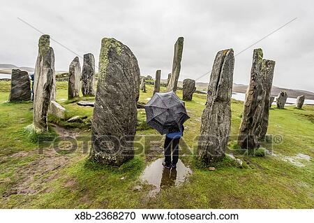 A photographer with the standing Stones of Callanish, Isle of Lewis, Scotland. View Large Photo Image Stock Image - A photographer with the standing Stones of Callanish, Isle of Lewis, Scotland.. Fotosearch