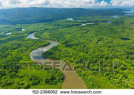 Aerial view of Delta Sierpe River Terraba, Corcovado National Park, Osa Peninsula, Puntarenas Province, Costa Rica, Central America, America. View Large Photo Image Stock Image - Aerial view of Delta Sierpe River Terraba, Corcovado National Park, Osa Peninsula, Puntarenas Province, Costa Rica, Central America, America.. Fotosearch