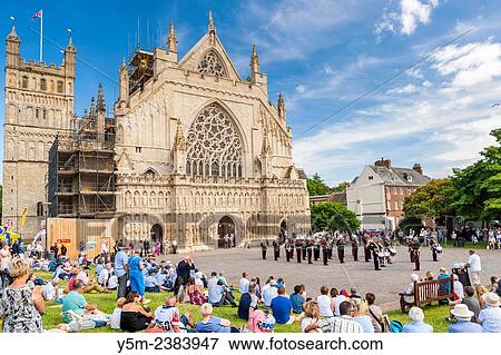 Armed Forces Day Celebrations at the Exeter Cathedral, Exeter, Devon, United Kingdom, Europe, 21rd June, 2014. View Large Photo Image Stock Photo - Armed Forces Day Celebrations at the Exeter Cathedral, Exeter, Devon, United Kingdom, Europe, 21rd June, 2014.. Fotosearch