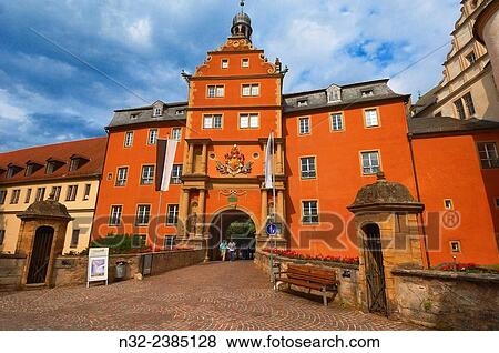 Bad Mergentheim, Deutschordenschloss, castle of the Teutonic Knights, Romantic Road, Romantische Strasse, Baden-Wuerttemberg; Germany; Europe. View Large Photo Image Stock Photo - Bad Mergentheim, Deutschordenschloss, castle of the Teutonic Knights, Romantic Road, Romantische Strasse, Baden-Wuerttemberg; Germany; Europe.. Fotosearch