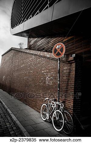 Bicycle in Hamburg, Germany View Large Photo Image Stock Photography - Bicycle in Hamburg, Germany. Fotosearch