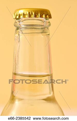 bottle of ginger ale with gold metal cap. View Large Photo Image Stock Image - bottle of ginger ale with gold metal cap.. Fotosearch