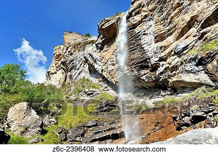 Cascade d`Aiglière in the valley of the river Var, Alpes-Maritimes, Maritime Alps, France. View Large Photo Image Stock Photo - Cascade d`Aiglière in the valley of the river Var, Alpes-Maritimes, Maritime Alps, France.. Fotosearch