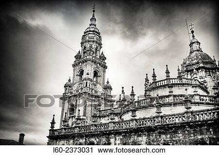 Cathedral. Santiago de Compostela. La Coru±a province, Spain. View Large Photo Image Stock Image - Cathedral. Santiago de Compostela. La Coru±a province, Spain.. Fotosearch