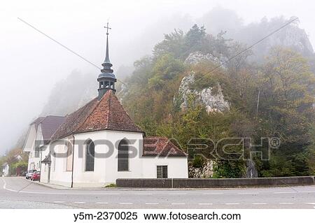Chapel St. Wolfgang at Balsthal, canton of Solothurn, Switzerland. View Large Photo Image Stock Photography - Chapel St. Wolfgang at Balsthal, canton of Solothurn, Switzerland.. Fotosearch