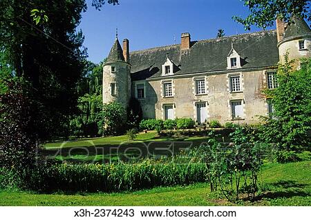 Chateau des Archeveques Archbishop's Castle at Artannes-sur-Indre, near Tours, Indre-et-Loire department, Centre region, France, Europe. View Large Photo Image Stock Image - Chateau des Archeveques Archbishop's Castle at Artannes-sur-Indre, near Tours, Indre-et-Loire department, Centre region, France, Europe.. Fotosearch