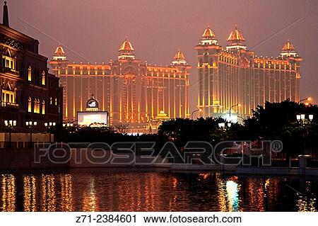 Stock Image - China, Macau, Cotai Strip, Galaxy Resort.. Fotosearch