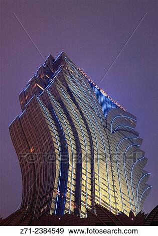 China, Macau, Grand Lisboa, hotel, casino. View Large Photo Image Stock Photo - China, Macau, Grand Lisboa, hotel, casino.. Fotosearch
