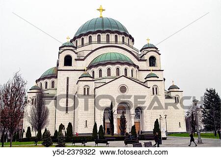 Church of Saint Sava the largest Orthodox church in the world, Belgrade, Serbia, Europe. View Large Photo Image Stock Image - Church of Saint Sava the largest Orthodox church in the world, Belgrade, Serbia, Europe.. Fotosearch