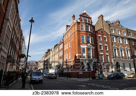 Classic British brick architecture on a bright, sunny day in the Marylebone area of London, England, UK, Europe. View Large Photo Image Stock Photo - Classic British brick architecture on a bright, sunny day in the Marylebone area of London, England, UK, Europe.. Fotosearch