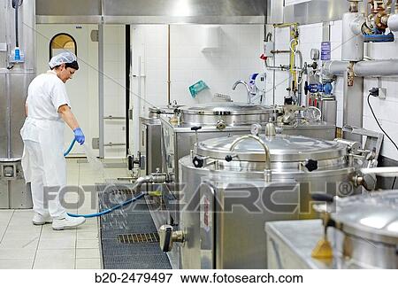 Cook preparing food, Hospital meal preparation, Kitchen, Hospital Donostia, San Sebastian, Gipuzkoa, Basque Country, Spain View Large Photo Image Stock Photo - Cook preparing food, Hospital meal preparation, Kitchen, Hospital Donostia, San Sebastian, Gipuzkoa, Basque Country, Spain. Fotosearch