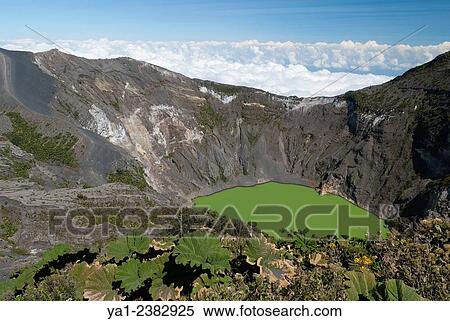 Costa Rica. National park Volcan Irazu, Diego de la Haya crater and lake View Large Photo Image Stock Photography - Costa Rica. National park Volcan Irazu, Diego de la Haya crater and lake. Fotosearch