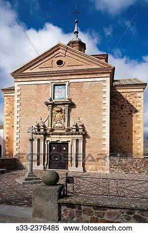 Stock Photography - Cristo del Valle hermitage in Tembleque. Toledo. Castilla la Mancha. Spain. Europe.. Fotosearch
