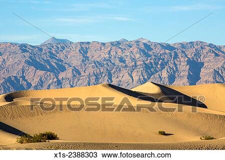 Stock Image - Death Valley is the hottest, driest and lowest point in the continental United States.. Fotosearch