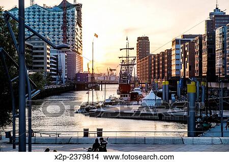 District of Hafencity, the most modern urban developtment at Europe, Hamburg, Germany. View Large Photo Image Picture - District of Hafencity, the most modern urban developtment at Europe, Hamburg, Germany.. Fotosearch