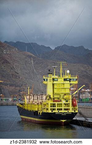 Early morning at Tenerife port. Mountainous landscape in background. View Large Photo Image Stock Image - Early morning at Tenerife port. Mountainous landscape in background.. Fotosearch
