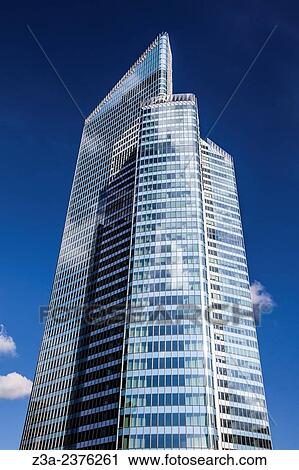 Euler Hermes Headquarters, skyscraper of La D? fense, Europe's largest purpose-built business district, Paris, France. View Large Photo Image Stock Image - Euler Hermes Headquarters, skyscraper of La D? fense, Europe's largest purpose-built business district, Paris, France.. Fotosearch