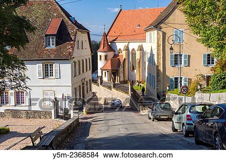 Ferrette, Haut Rhin, Alsace, France. View Large Photo Image Picture - Ferrette, Haut Rhin, Alsace, France.. Fotosearch