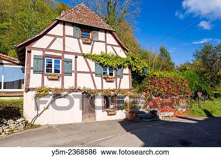 Ferrette, Haut Rhin, Alsace, France. View Large Photo Image Stock Photograph - Ferrette, Haut Rhin, Alsace, France.. Fotosearch