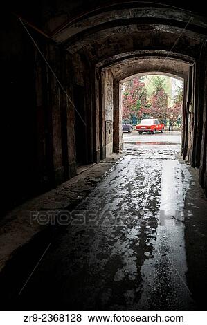 First gate into courtyard of apartment buildings, Brzeska street, Praga district, Warsaw, Poland, Europe. View Large Photo Image Stock Photo - First gate into courtyard of apartment buildings, Brzeska street, Praga district, Warsaw, Poland, Europe.. Fotosearch