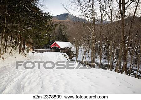 Franconia Notch State Park - Flume Covered Bridge in Lincoln, New Hampshire USA. View Large Photo Image Stock Photo - Franconia Notch State Park - Flume Covered Bridge in Lincoln, New Hampshire USA.. Fotosearch