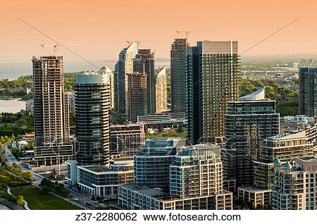 High rise towers under construction at dusk, looking wet from downtown Toronto, Ontario, Canada View Large Photo Image Stock Image - High rise towers under construction at dusk, looking wet from downtown Toronto, Ontario, Canada. Fotosearch