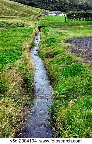 Icelandic landscape, deserted farm close to Skogafoss, Iceland. View Large Photo Image Picture - Icelandic landscape, deserted farm close to Skogafoss, Iceland.. Fotosearch