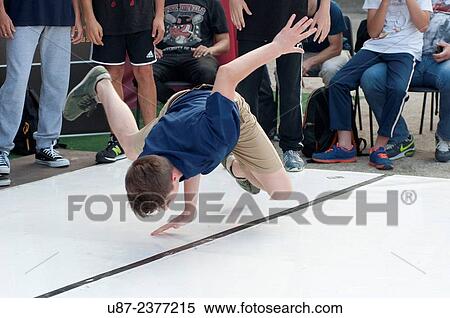 Stock Photography - Italy, Lombardy, Breakdance.. Fotosearch