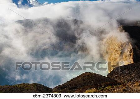 Stock Photo - Kelimutu volcano. Kelimutu National Park. Flores island. Indonesia, Asia.. Fotosearch