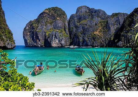 Ko Phi Phi Island, Phuket, Thailand. View Large Photo Image Stock Image - Ko Phi Phi Island, Phuket, Thailand.. Fotosearch