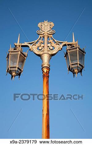 Lamppost in Brighton, England, UK. View Large Photo Image Stock Photo - Lamppost in Brighton, England, UK.. Fotosearch
