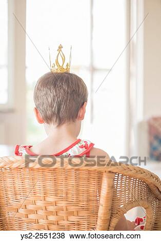 Little girl playing princess at home in living room. Concept of childhood, aspirations and innocence. View Large Photo Image Stock Photo - Little girl playing princess at home in living room. Concept of childhood, aspirations and innocence.. Fotosearch