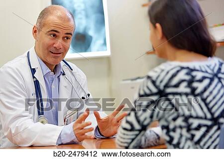 Stock Image - Medical consultation, Ambulatory Lezo, Gipuzkoa, Basque Country, Spain. Fotosearch
