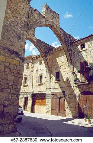 Medieval arches. Vallbona de les Monges, Lerida province, Catalonia, Spain. View Large Photo Image Stock Image - Medieval arches. Vallbona de les Monges, Lerida province, Catalonia, Spain.. Fotosearch