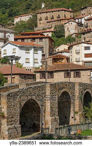 Medieval bridge, Iregua river, Villoslada de Cameros, Sierra de Cebollera Natural Park, Sierra de Cameros, Sistema Iberico, La Rioja, northern Spain. View Large Photo Image Stock Image - Medieval bridge, Iregua river, Villoslada de Cameros, Sierra de Cebollera Natural Park, Sierra de Cameros, Sistema Iberico, La Rioja, northern Spain.. Fotosearch