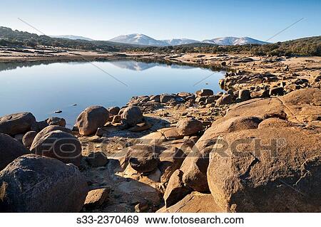Montes de Toledo from Torc? n reservoir in Navahermosa. Toledo. Castilla la Mancha. Spain. Europe. View Large Photo Image Stock Photo - Montes de Toledo from Torc? n reservoir in Navahermosa. Toledo. Castilla la Mancha. Spain. Europe.. Fotosearch