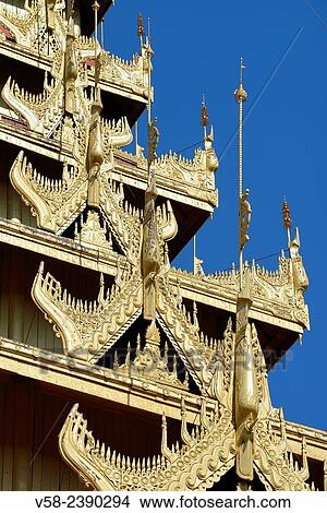 Myanmar, Mandalay, The royal palace. View Large Photo Image Picture - Myanmar, Mandalay, The royal palace.. Fotosearch