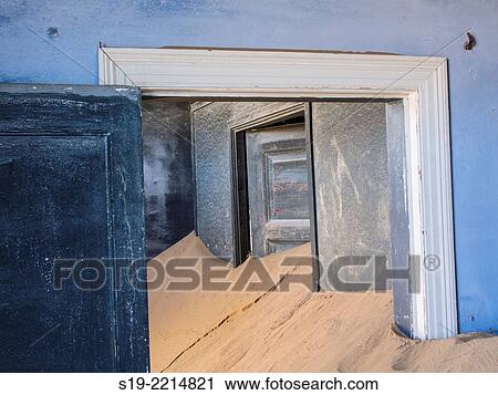 Namibia, Kolmanskop, Abandoned ghost town View Large Photo Image Stock Image - Namibia, Kolmanskop, Abandoned ghost town. Fotosearch