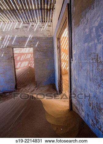 Namibia, Kolmanskop, Abandoned ghost town View Large Photo Image Stock Image - Namibia, Kolmanskop, Abandoned ghost town. Fotosearch