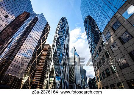 Office skyscrapers in La D? fense, the high-rise business district west of Paris, France. View Large Photo Image Picture - Office skyscrapers in La D? fense, the high-rise business district west of Paris, France.. Fotosearch