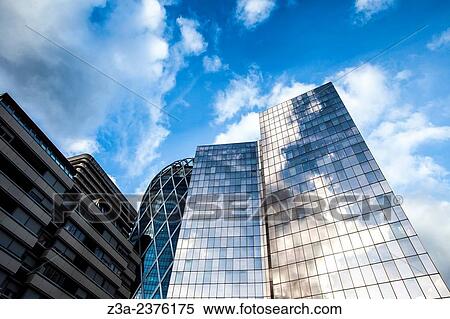 Office skyscrapers in La D? fense, the high-rise business district west of Paris, France. View Large Photo Image Stock Photography - Office skyscrapers in La D? fense, the high-rise business district west of Paris, France.. Fotosearch