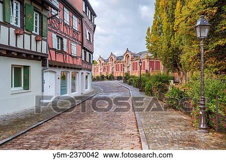 Stock Image - Old town in Colmar, Alsace, France, Europe.. Fotosearch